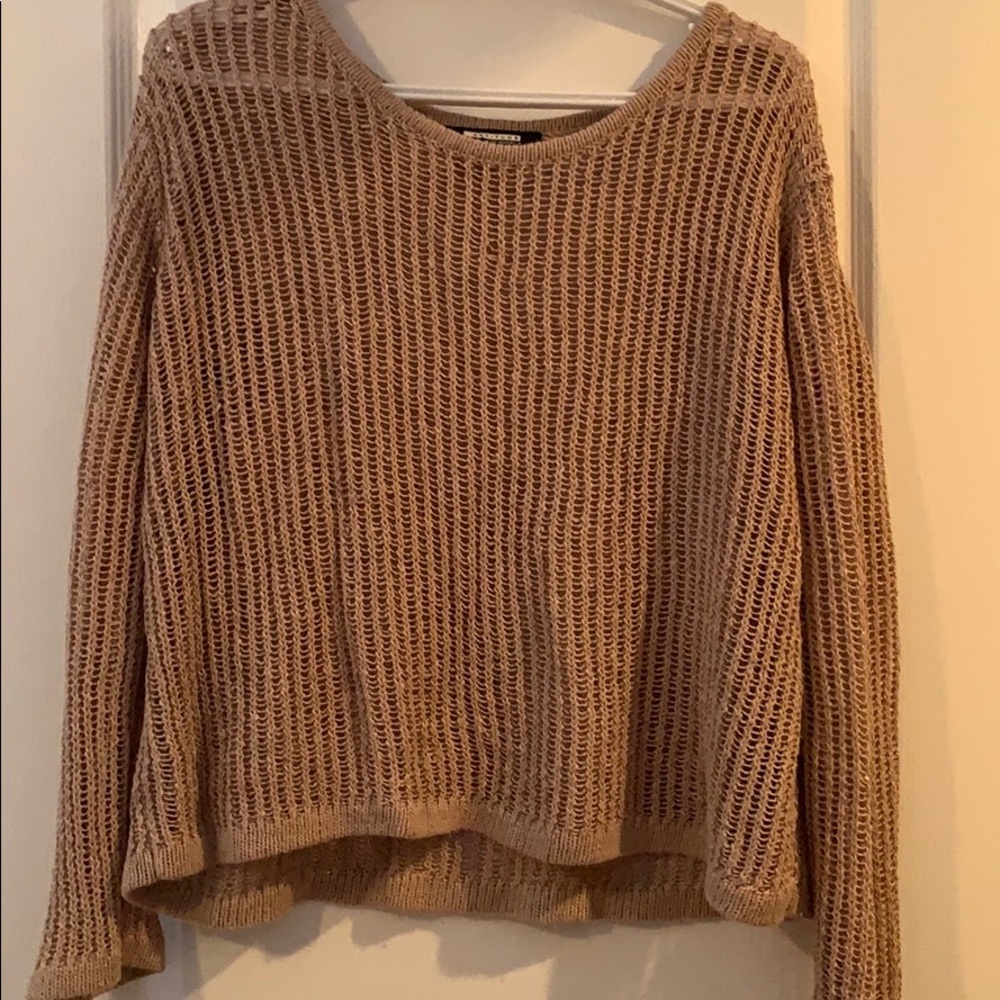 Long sleeve pink sweatshirt